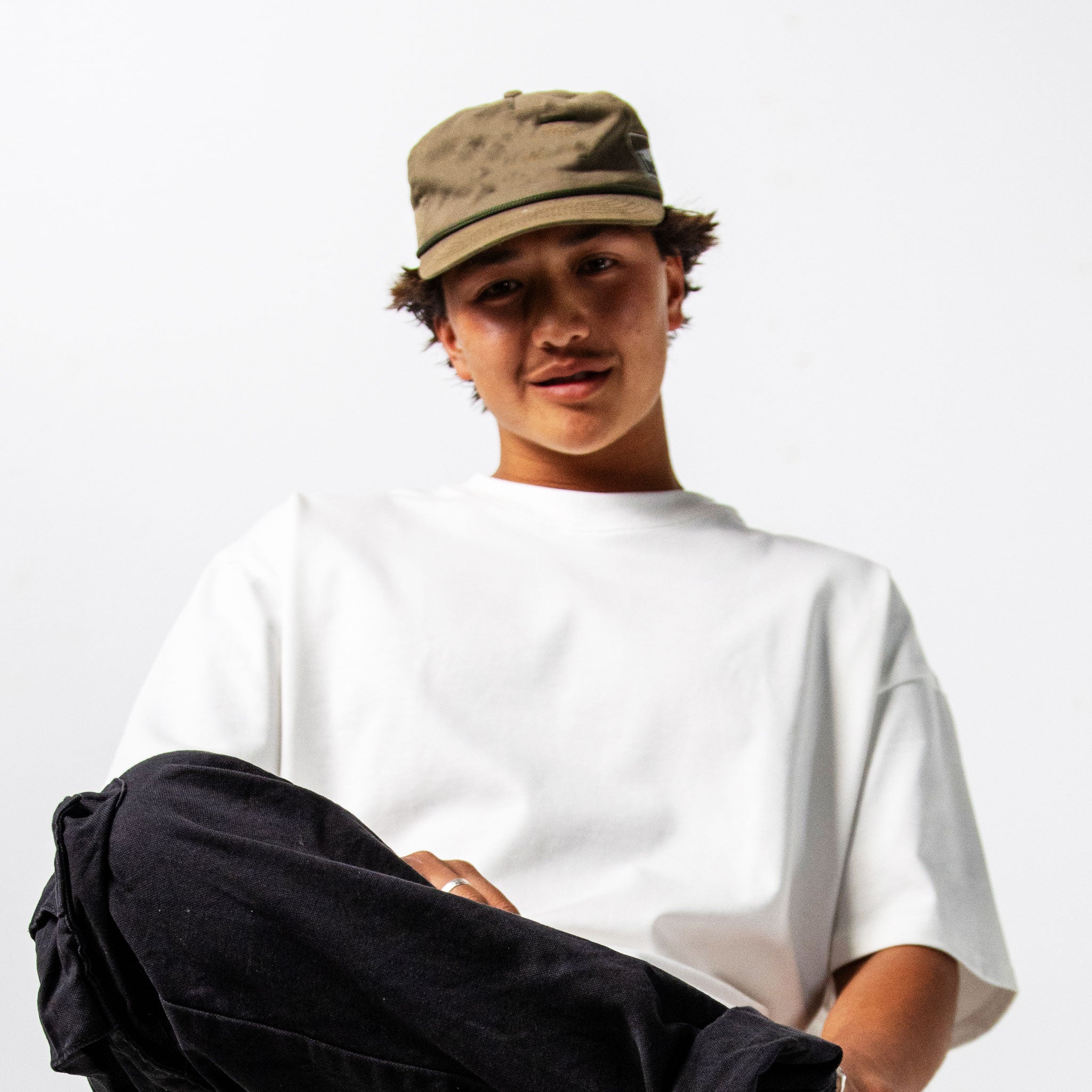 LAKODA Oversized White Tee